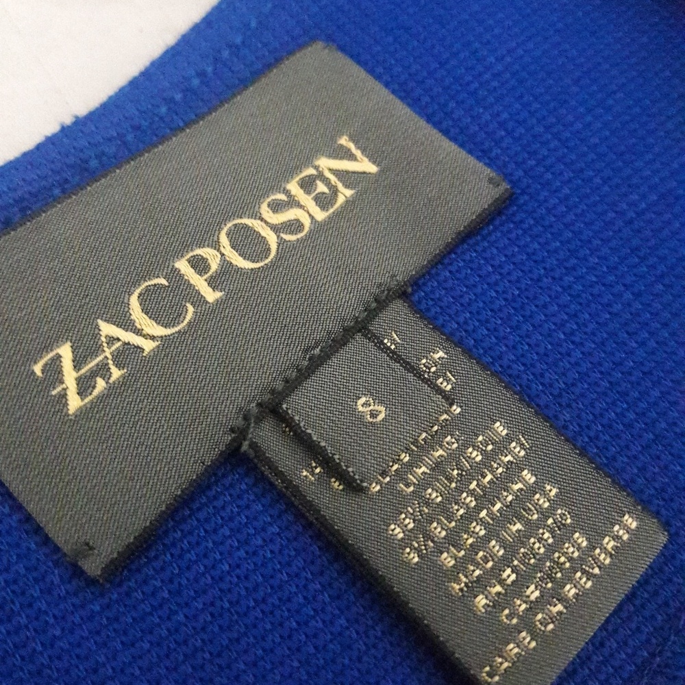 Zac Posen royal blue dress size 8 - Picture 3 of 8